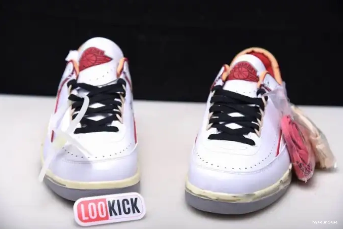 HYPE Off-White Jordan 2 Red SP Low White Retro DJ4375-106 0526